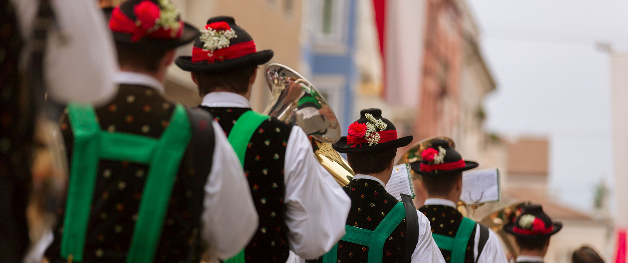 Una banda musicale in costume tradizionale - Vitalhotel Erica