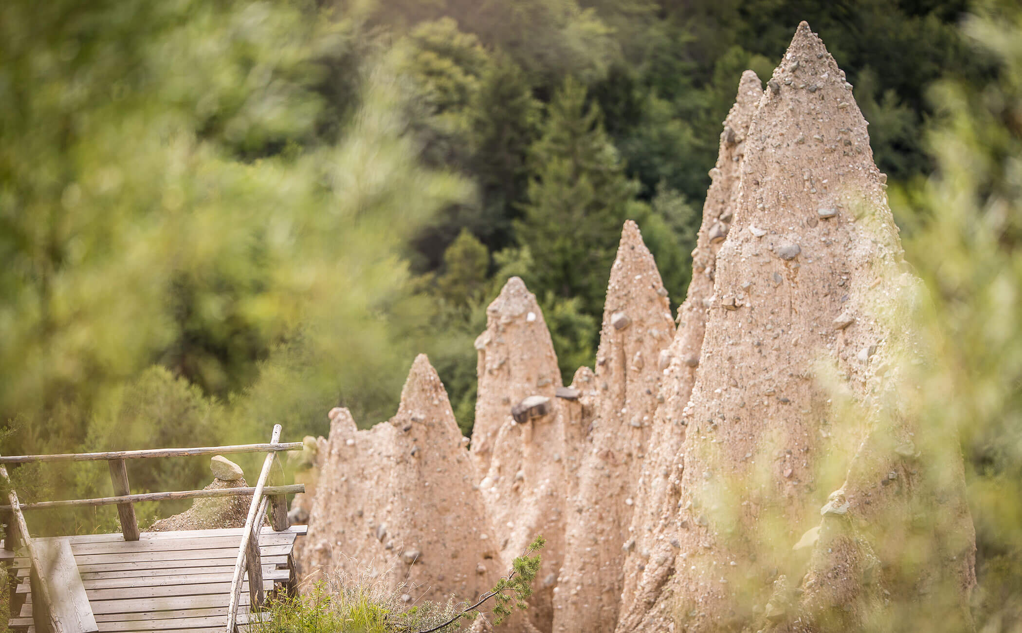 Le piramidi di terra e una piattaforma panoramica in Val d'Ega - Vitalhotel Erica
