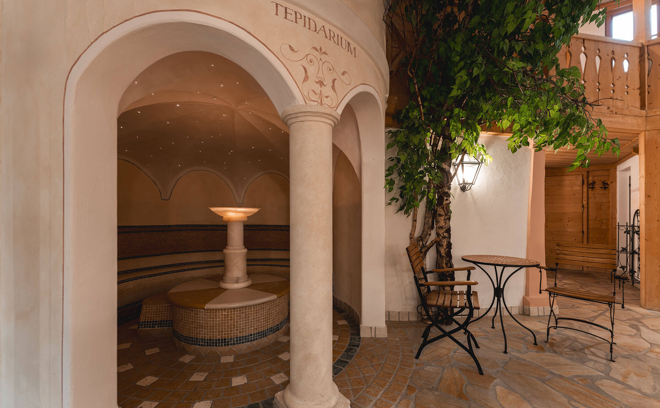 Ingresso al tepidarium - Vitalhotel Erica